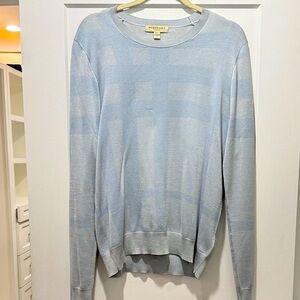 Burberry Soft Blue Crewneck Sweater